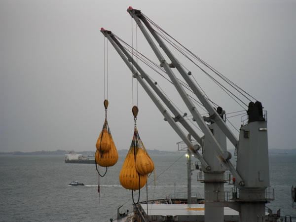 slewing ring application in ship crane シップクレーンのスリーウィングリングアプリケーション