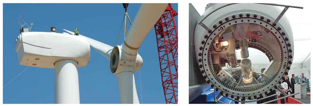 曲がりくねった力におけるスリーウィングベアリングアプリケーション