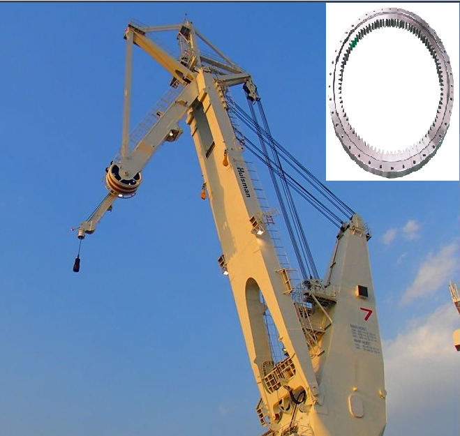 台座クレーンの滑りベアリング