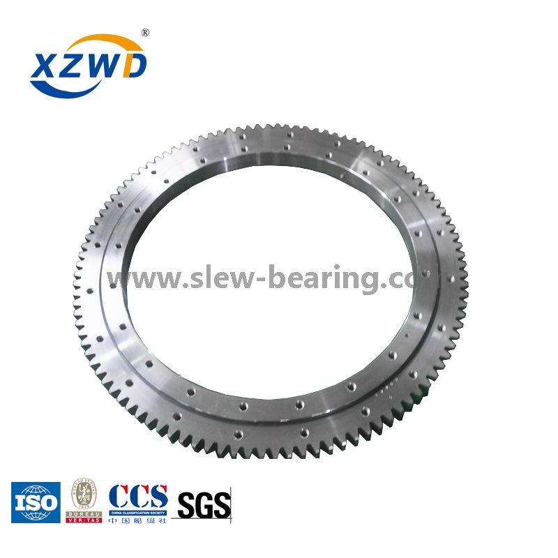 Xuzhou Wanda Slewing Bearing単一列4ポイントコンタクトボールスリーウィングベアリング（Q）外部ギア 