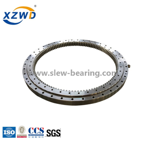 Xuzhou Wanda Slewing Bearing単一列4ポイントコンタクトボールスリーウィングベアリング（Q）ギアなし 